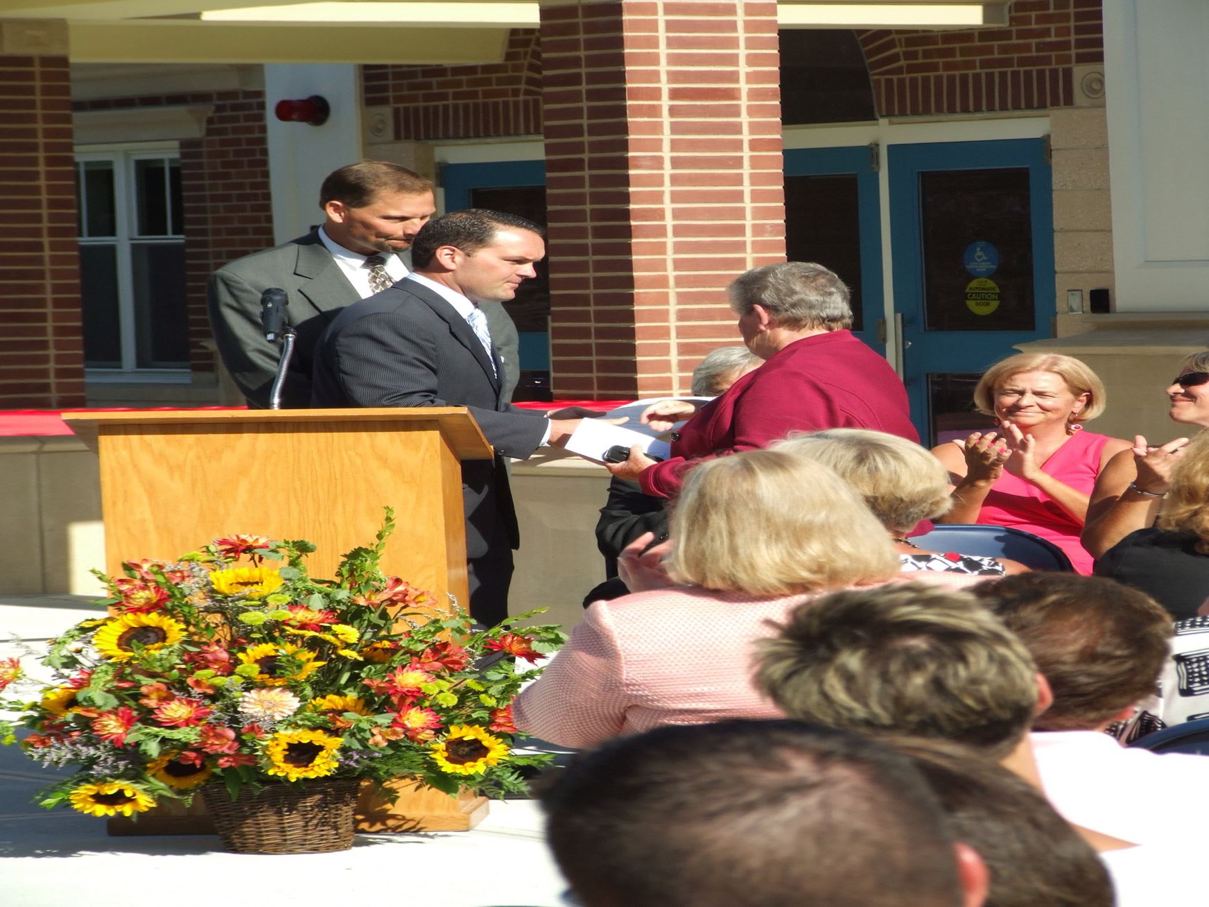 State Elected Officials at Podium 4